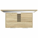 2 Piece Bathroom Furniture Set Sonoma Oak Engineered Wood 849605