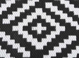 Outdoor Carpet ARAKIL White and Black 200 cm PP 368580