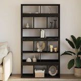 Book Cabinet 2 pcs Black Oak 100 x 33 x 187.5 cm 3345125