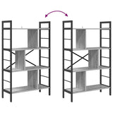 Bookshelf Grey Sonoma 75 x 30 x 123.5 cm Engineered Wood 883967