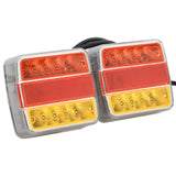 ZNTS Trailer Lights 2 pcs Red 10.5x7.5x10 cm 12V LED Bulb 152904