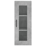 Highboard Concrete Grey 34.5x34x180 cm Engineered Wood 3199389