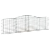 Arched Gabion Baskets 20 pcs 400x50x100/120 cm Galvanised Iron 3147006