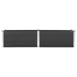 Garden Raised Bed 250x50x54 cm WPC Grey 49057