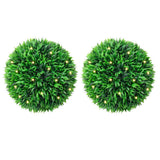 Artificial Boxwood Balls with LED Lights 2 pcs Green 38 cm 3335901