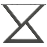 Coffee Table Legs 2 pcs Anthracite 50x cm Steel 4012706