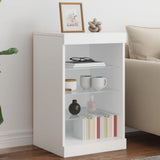 Sideboard with LED Lights White 41x37x67 cm 836721
