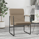 Lounge Chair Cappuccino 55x64x80 cm Faux Leather 351365
