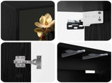 Wall-mounted TV Cabinet BREMEN 69 x 33 x 40 cm Black Oak 8007146