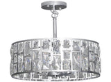 72 Glass Crystallite Chandelier - Silver-Tone T3398P425246