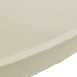 Standing Table Cover 60 cm Cream Stretch 4 pcs 279074