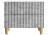 Bedside Cabinet 2 pcs Concrete Grey 43 x 34.5 x 48 cm 894532