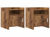 Bedside Tables 2 pcs Old Wood 40 x 36 x 60 cm Engineered Wood 8011048