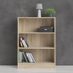 Basic Low Wide Bookcase in Oak 71871776AK