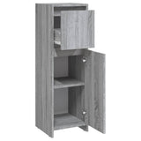 Bathroom Cabinet Grey Sonoma 30x30x95 cm Engineered Wood 815553