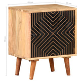 Bedside Cabinet 40x30x50 cm Solid Acacia Wood 322667