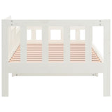 Day Bed without Mattress White 80x200 cm Solid Wood Pine 820722