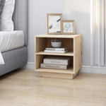 ZNTS Bedside Cabinets 2 pcs 40x34x40 cm Solid Wood Pine 813326
