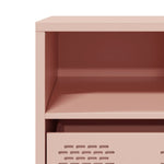 ZNTS TV Cabinet Pink 68x39x43.5 cm Cold-rolled Steel 851317