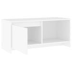 TV Cabinet White 90x35x40 cm Engineered Wood 809782