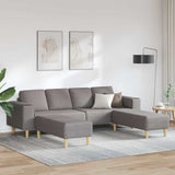 Sofa Set 3 pcs Taupe Fabric 3335117