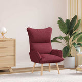 Armchair Wine Red 69 x 74 x 93 cm Fabric 42001868