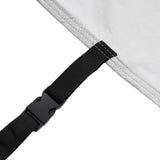 Car Cover for Sedan with Buckle Straps Full Silver L 4008927