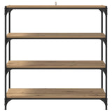 Book Cabinet 3-Tier 100 x 33 x 100 cm Engineered wood 881118