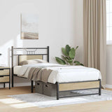 Bed Frame without Mattress Sonoma Oak 90x200 cm Engineered Wood 4106955