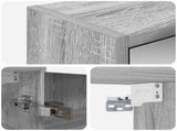 Bathroom Mirror Cabinet with Door Grey Sonoma 43 x 16 x 62.5 cm 889148