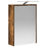 Bathroom Cabinet Set 5 pcs Smoked Oak Engineered Wood 3406283