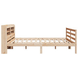 Bed Frame with Headboard without Mattress 200x200 cm 3306692