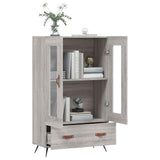 Highboard Grey Sonoma 69.5x31x115 cm Engineered Wood 828274