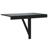 Folding Wall Table Black 100x60x56 cm Engineered Wood 342647