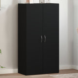 ZNTS File Cabinet Black 60x32x115 cm Engineered Wood 840773