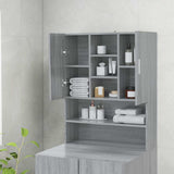 Washing Machine Cabinet Grey Sonoma 70.5x25.5x90 cm 815946