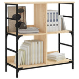 Bookshelf Sonoma Oak 78.5x33x82 cm Engineered Wood 835245