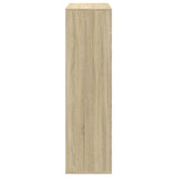 Room Divider Bookcase Sonoma Oak 69.5x29x103.5 cm Engineered Wood 858014