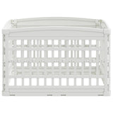 4 Panel Dog Playpen White 91 x 91 x 58 cm Plastic 42027219