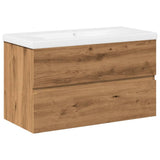 Sink Cabinet with Built-in Basin Artisan Oak 3328924