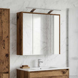 Bathroom Mirror Cabinet Old Wood 63.5 x 16 x 62.5 cm 889165