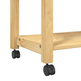 Kitchen Trolley MONZA 84x40x88.5 cm Solid Wood Pine 376103