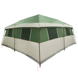 Family Tent with Rainfly Water-Resistant 14-Person Green 42042222