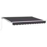 Manual Retractable Awning Anthracite 3.5 x 2.5 m 3420233