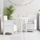 Garden Chair 2 pcs White 53 x 49 x 85 cm Polypropylene 847462