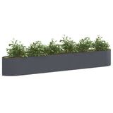 Raised Garden Bed Anthracite 300 x 40x 40 cm Steel 8011728