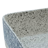 Countertop Basin Grey and Blue Rectangular 46x35.5x13 cm Ceramic 155072