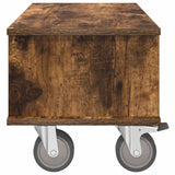 TV Stand Smoked Oak 68.5 x 35 x 35 cm Engineered Wood 891044