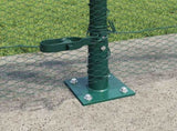 Welded Wire Fence with Concrete Base 50 x 0.8 m 3353548
