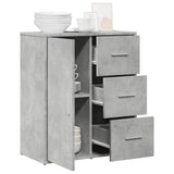 Sideboard Concrete Grey 60x31x70 cm Engineered Wood 840474
